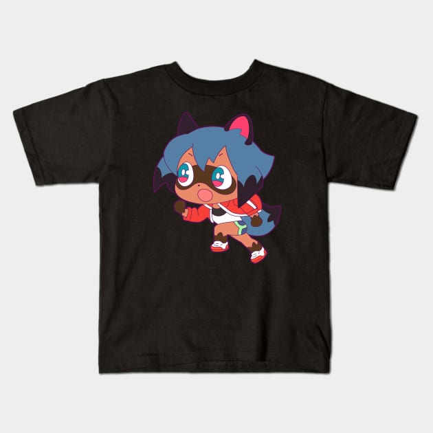 Run Michiru Run Kids T-Shirt by JamesCMarshall